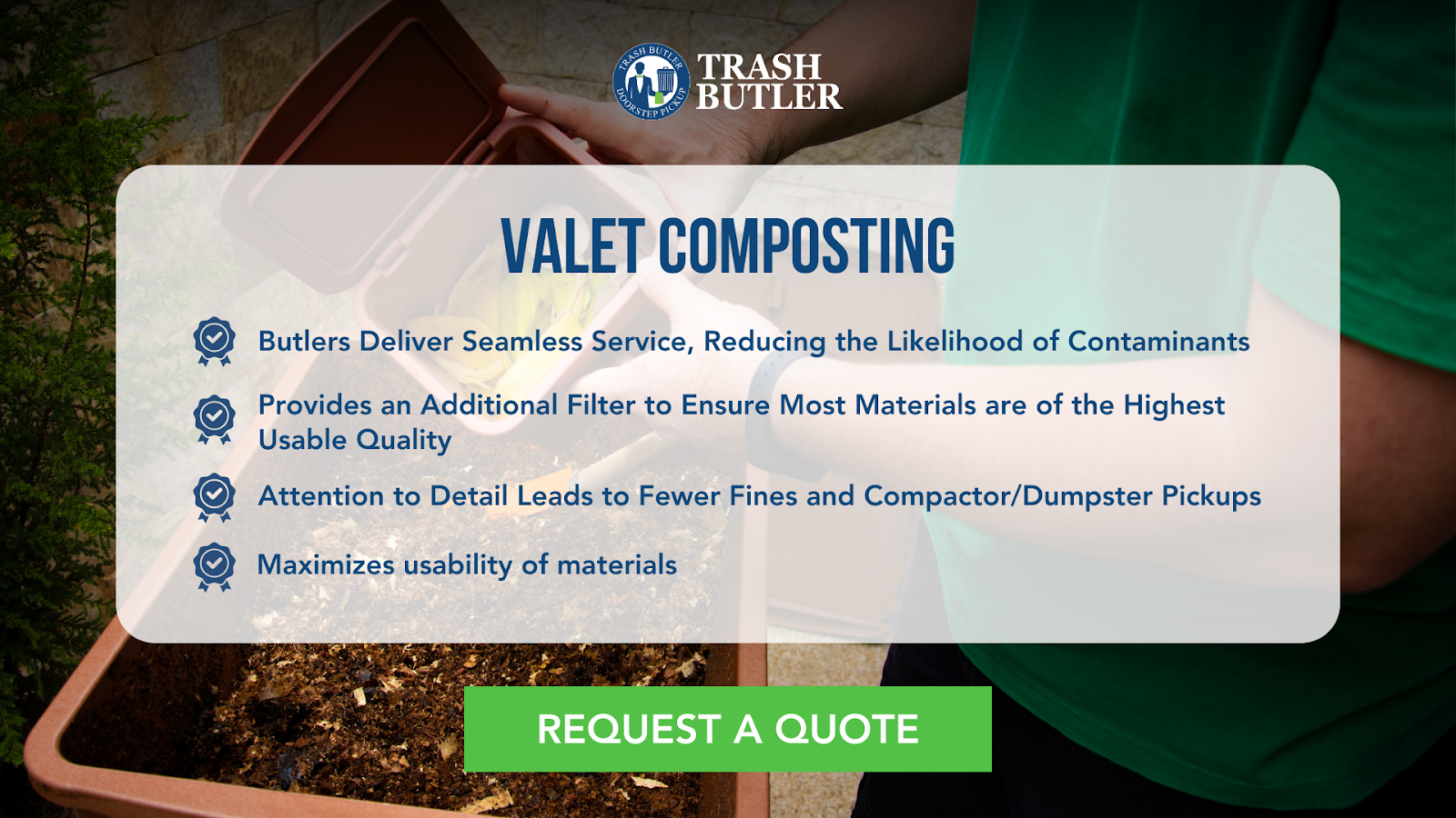 Using Our Valet Composting